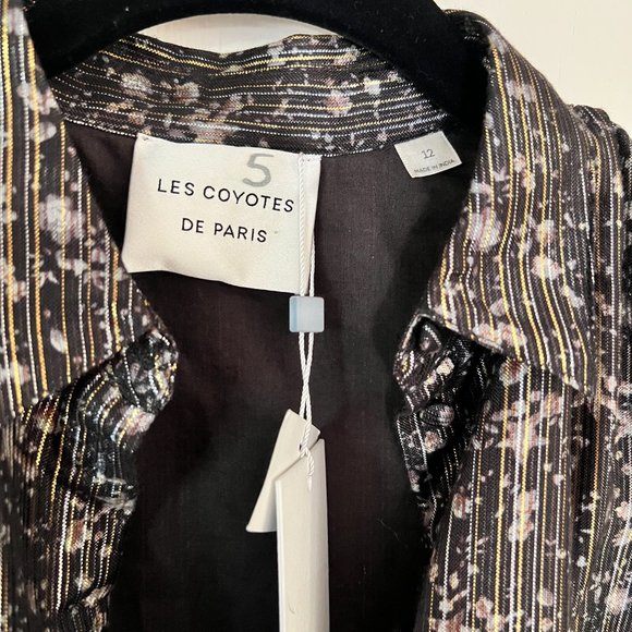 LES COYOTES DE PARIS Printed Knee-Length Dress size 12 - Picture 10 of 12